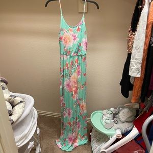 Flowery maxi dress